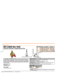 Thumbnail of document Data Sheet - UBV Uni-Flanged Ball Valve